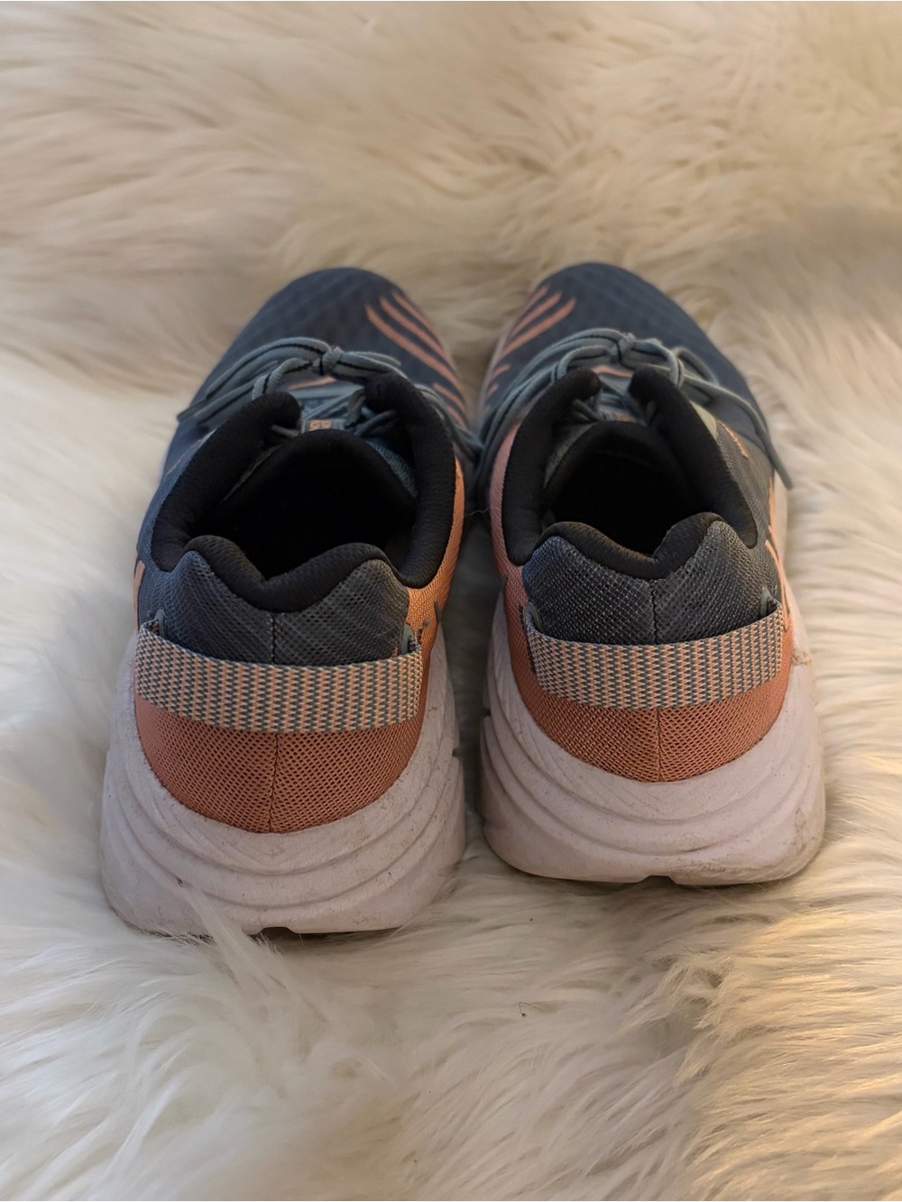 Hoka Rincon Running Sneakers - gray with Peach Logos - Picture 4 of 6